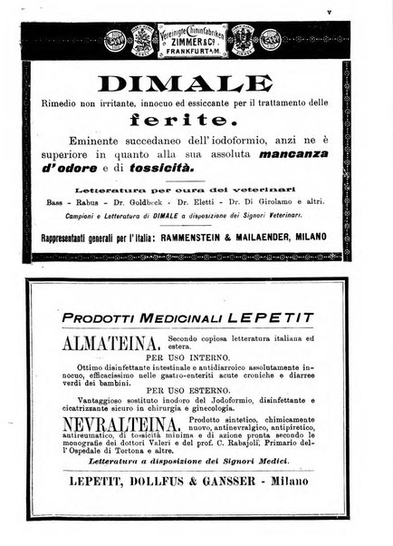 La clinica veterinaria rivista di medicina e chirurgia pratica degli animali domestici