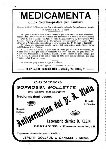 La clinica veterinaria rivista di medicina e chirurgia pratica degli animali domestici