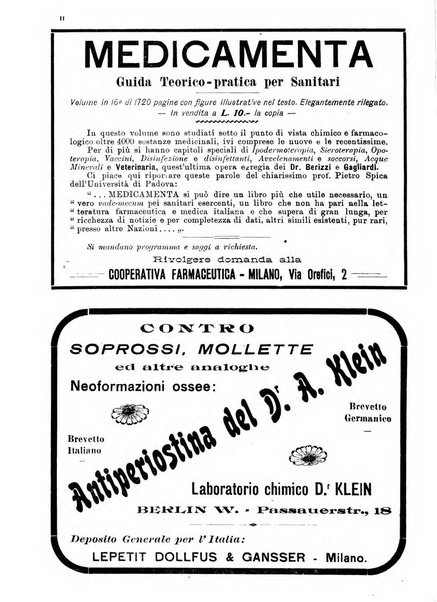 La clinica veterinaria rivista di medicina e chirurgia pratica degli animali domestici