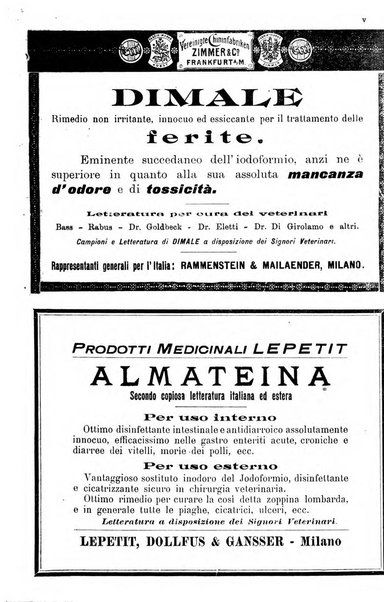 La clinica veterinaria rivista di medicina e chirurgia pratica degli animali domestici