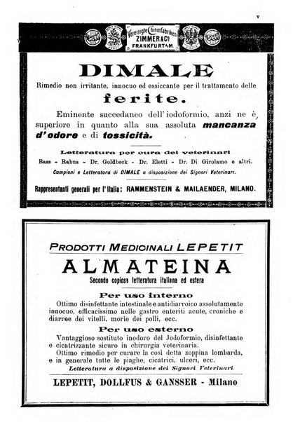 La clinica veterinaria rivista di medicina e chirurgia pratica degli animali domestici