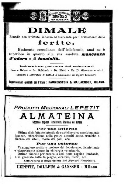 La clinica veterinaria rivista di medicina e chirurgia pratica degli animali domestici