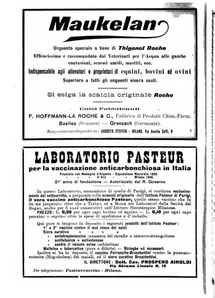 La clinica veterinaria rivista di medicina e chirurgia pratica degli animali domestici