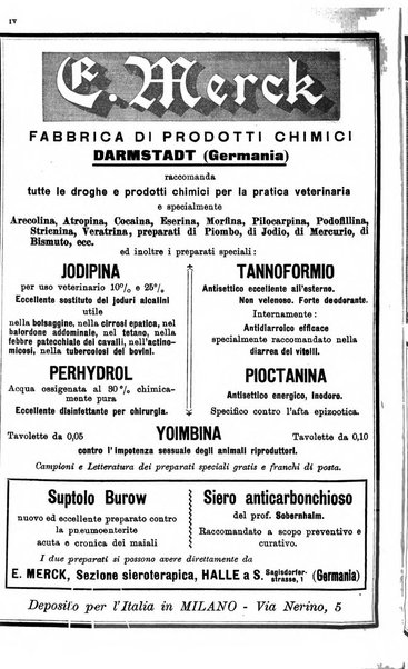 La clinica veterinaria rivista di medicina e chirurgia pratica degli animali domestici