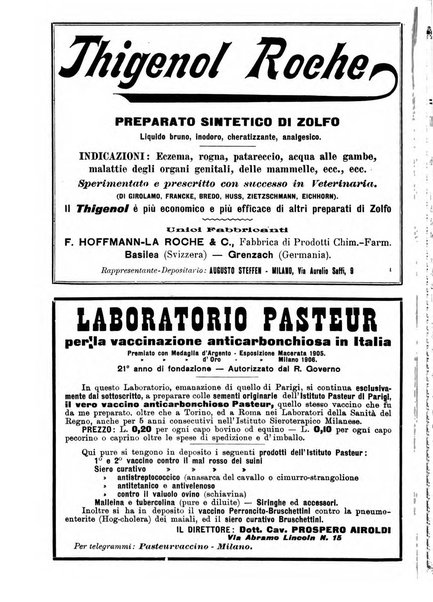 La clinica veterinaria rivista di medicina e chirurgia pratica degli animali domestici