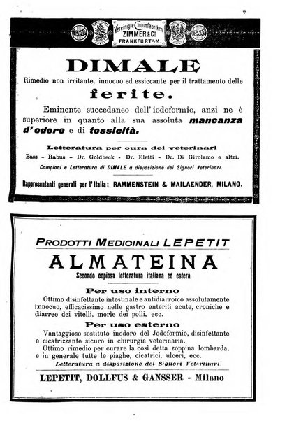 La clinica veterinaria rivista di medicina e chirurgia pratica degli animali domestici