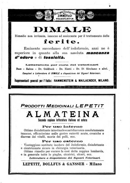 La clinica veterinaria rivista di medicina e chirurgia pratica degli animali domestici