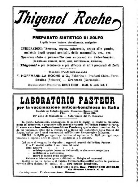 La clinica veterinaria rivista di medicina e chirurgia pratica degli animali domestici