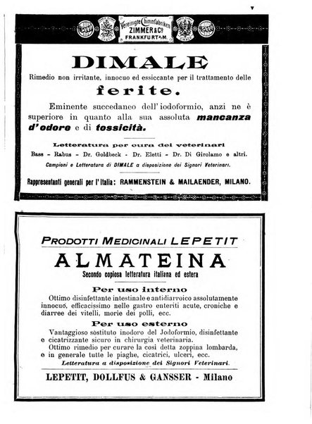 La clinica veterinaria rivista di medicina e chirurgia pratica degli animali domestici