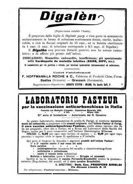 La clinica veterinaria rivista di medicina e chirurgia pratica degli animali domestici