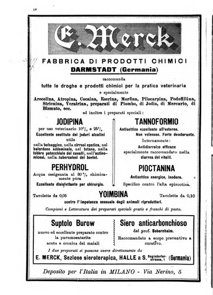 La clinica veterinaria rivista di medicina e chirurgia pratica degli animali domestici