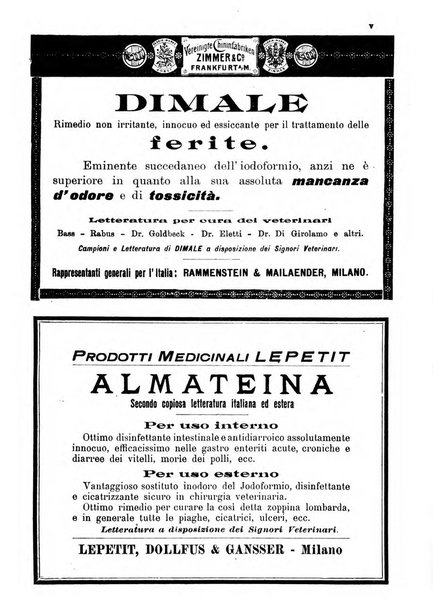 La clinica veterinaria rivista di medicina e chirurgia pratica degli animali domestici