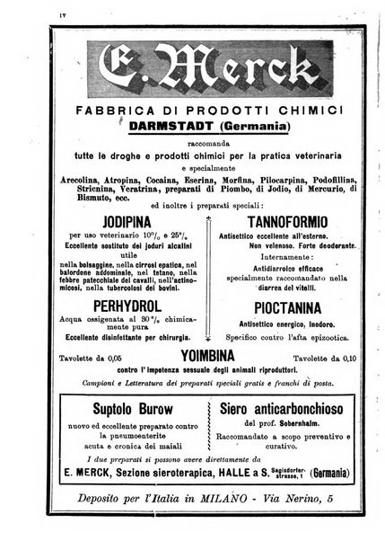 La clinica veterinaria rivista di medicina e chirurgia pratica degli animali domestici