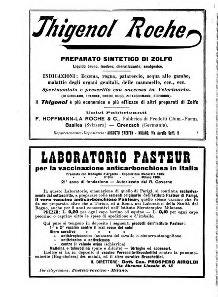 La clinica veterinaria rivista di medicina e chirurgia pratica degli animali domestici