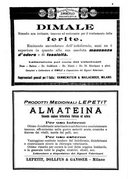 La clinica veterinaria rivista di medicina e chirurgia pratica degli animali domestici