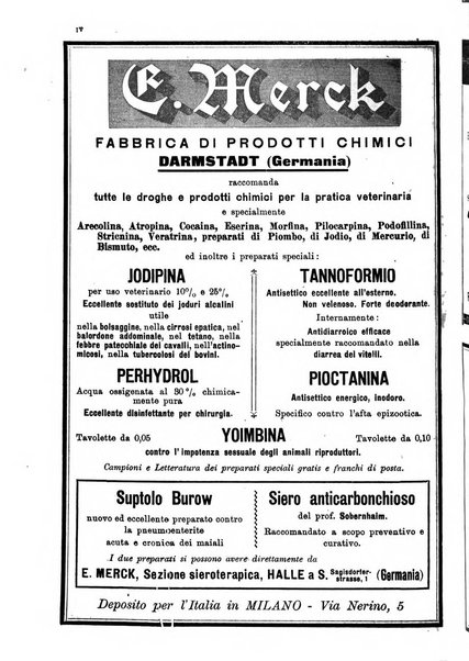 La clinica veterinaria rivista di medicina e chirurgia pratica degli animali domestici