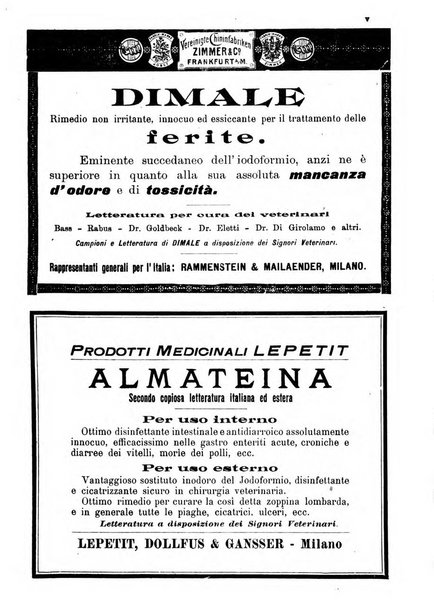 La clinica veterinaria rivista di medicina e chirurgia pratica degli animali domestici