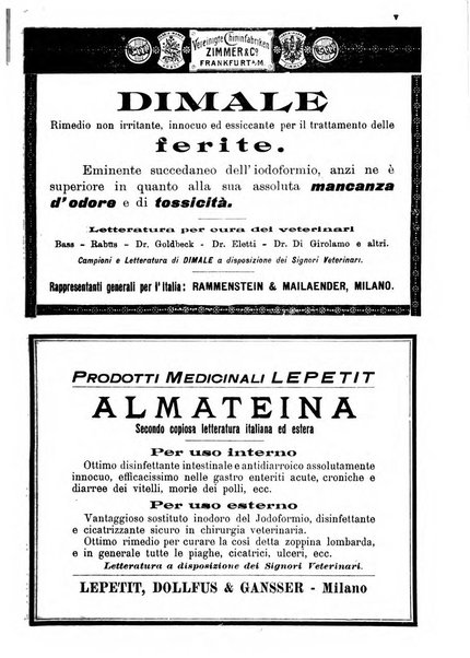 La clinica veterinaria rivista di medicina e chirurgia pratica degli animali domestici