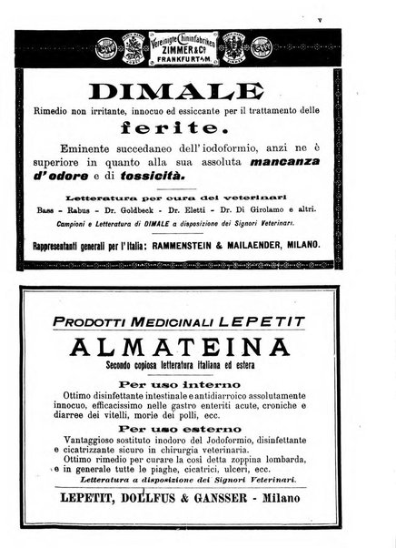 La clinica veterinaria rivista di medicina e chirurgia pratica degli animali domestici