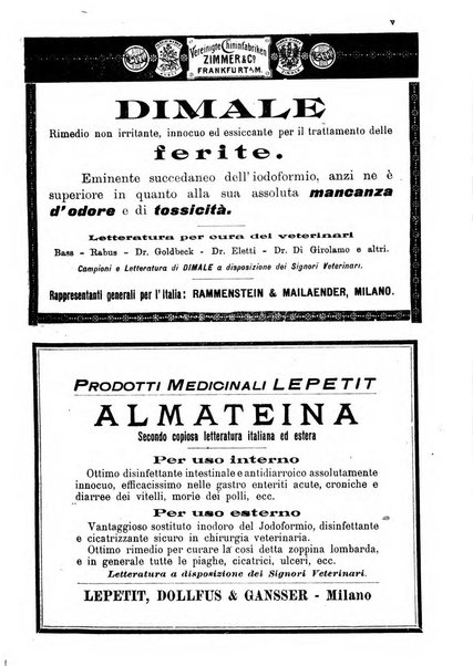 La clinica veterinaria rivista di medicina e chirurgia pratica degli animali domestici