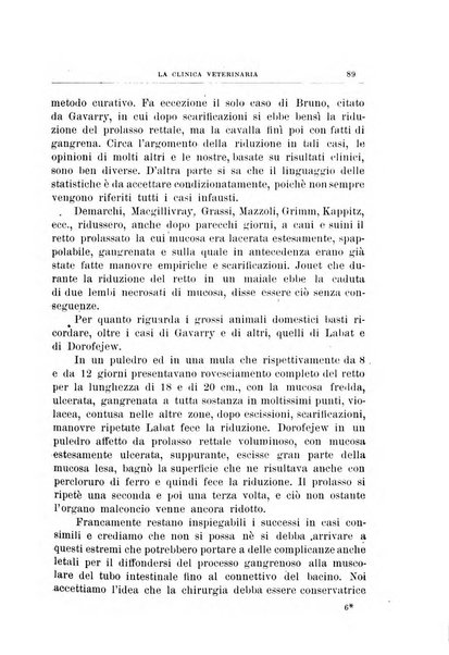 La clinica veterinaria rivista di medicina e chirurgia pratica degli animali domestici