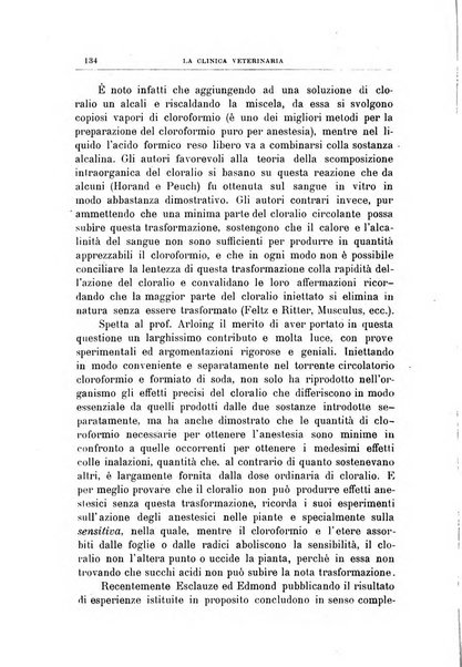 La clinica veterinaria rivista di medicina e chirurgia pratica degli animali domestici