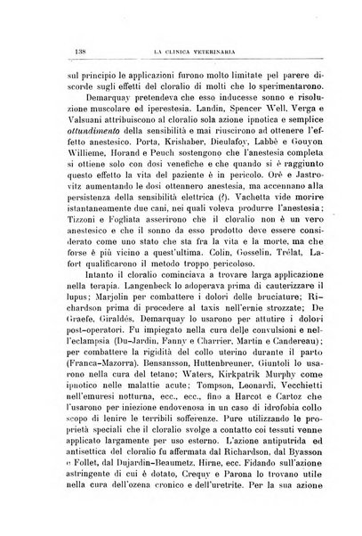 La clinica veterinaria rivista di medicina e chirurgia pratica degli animali domestici