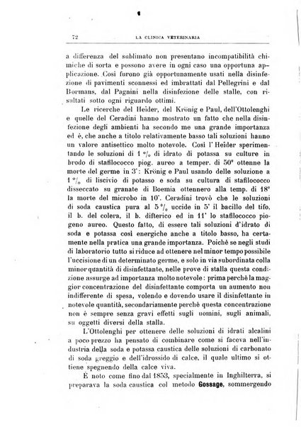 La clinica veterinaria rivista di medicina e chirurgia pratica degli animali domestici