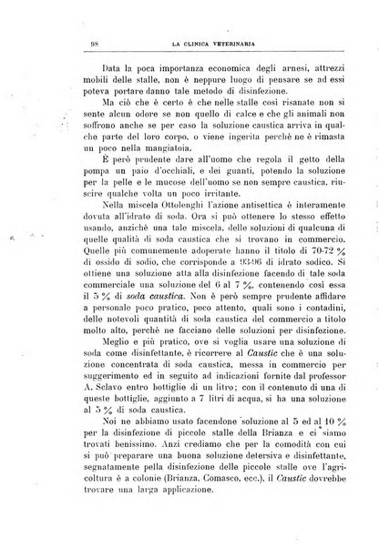 La clinica veterinaria rivista di medicina e chirurgia pratica degli animali domestici