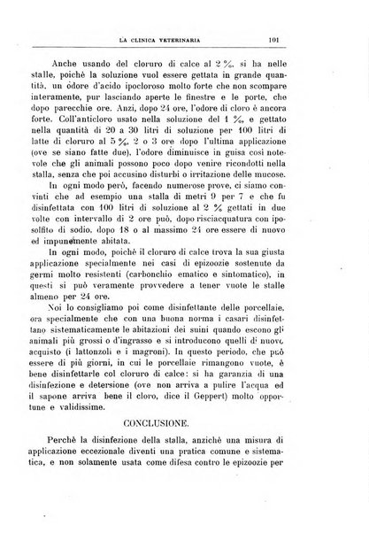 La clinica veterinaria rivista di medicina e chirurgia pratica degli animali domestici