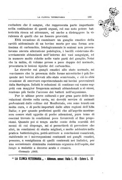 La clinica veterinaria rivista di medicina e chirurgia pratica degli animali domestici