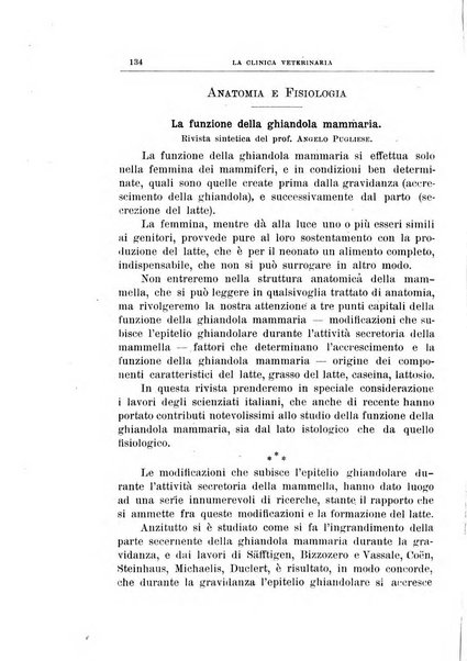 La clinica veterinaria rivista di medicina e chirurgia pratica degli animali domestici