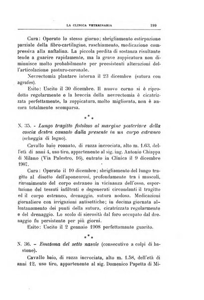 La clinica veterinaria rivista di medicina e chirurgia pratica degli animali domestici