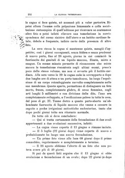 La clinica veterinaria rivista di medicina e chirurgia pratica degli animali domestici