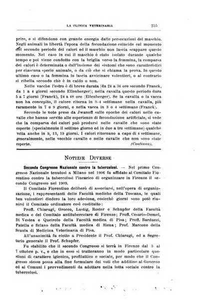 La clinica veterinaria rivista di medicina e chirurgia pratica degli animali domestici