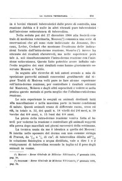 La clinica veterinaria rivista di medicina e chirurgia pratica degli animali domestici