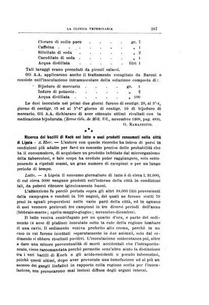 La clinica veterinaria rivista di medicina e chirurgia pratica degli animali domestici