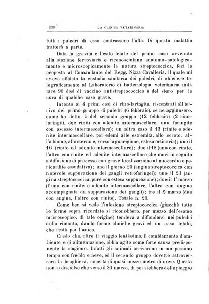 La clinica veterinaria rivista di medicina e chirurgia pratica degli animali domestici