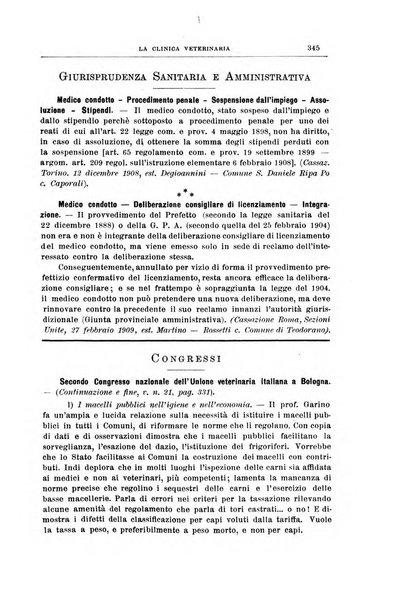 La clinica veterinaria rivista di medicina e chirurgia pratica degli animali domestici