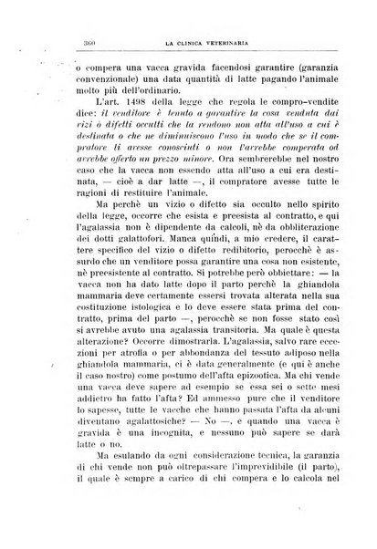 La clinica veterinaria rivista di medicina e chirurgia pratica degli animali domestici