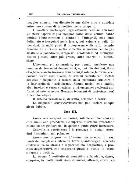 La clinica veterinaria rivista di medicina e chirurgia pratica degli animali domestici