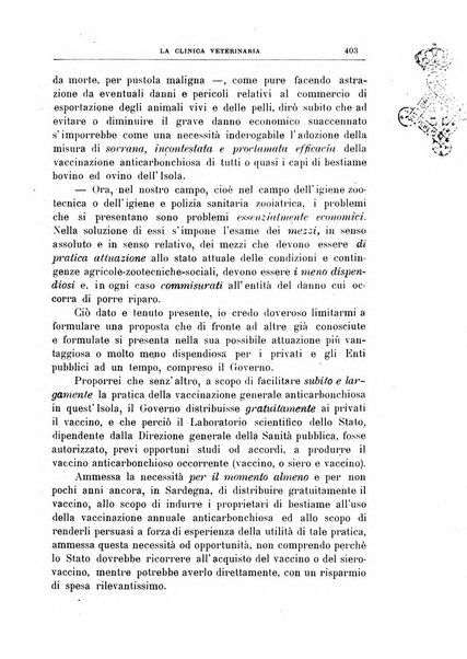 La clinica veterinaria rivista di medicina e chirurgia pratica degli animali domestici