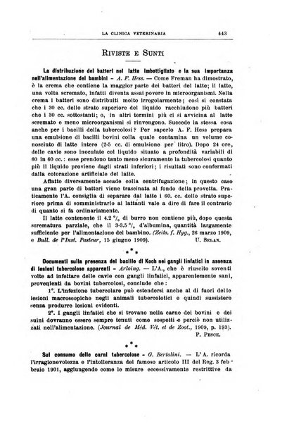 La clinica veterinaria rivista di medicina e chirurgia pratica degli animali domestici