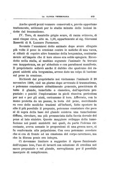 La clinica veterinaria rivista di medicina e chirurgia pratica degli animali domestici