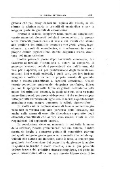 La clinica veterinaria rivista di medicina e chirurgia pratica degli animali domestici