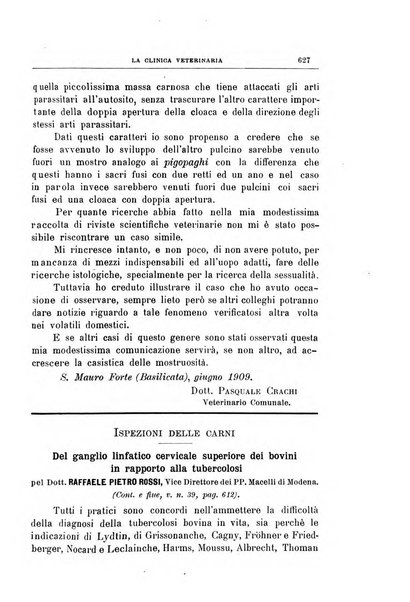La clinica veterinaria rivista di medicina e chirurgia pratica degli animali domestici