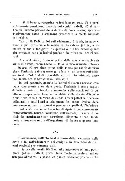 La clinica veterinaria rivista di medicina e chirurgia pratica degli animali domestici