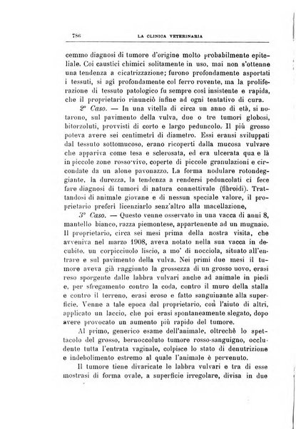 La clinica veterinaria rivista di medicina e chirurgia pratica degli animali domestici