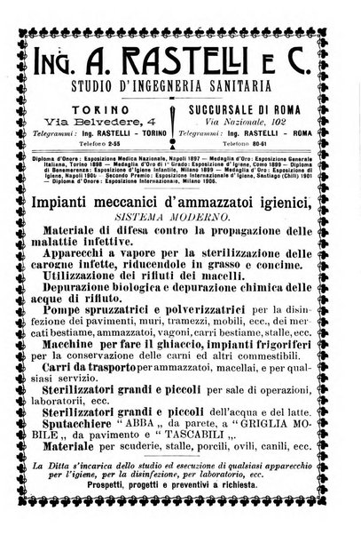 La clinica veterinaria rivista di medicina e chirurgia pratica degli animali domestici