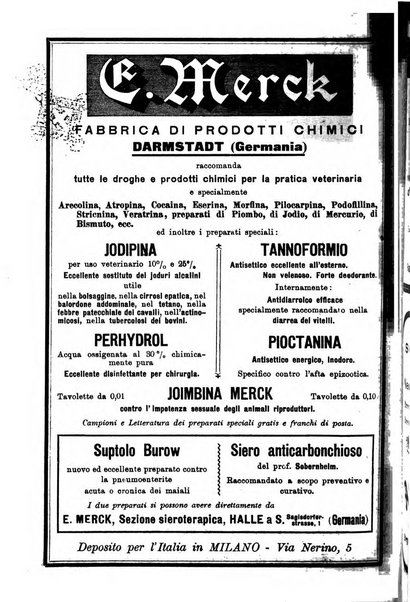 La clinica veterinaria rivista di medicina e chirurgia pratica degli animali domestici